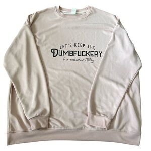 Men's Beige Graphic Sweater